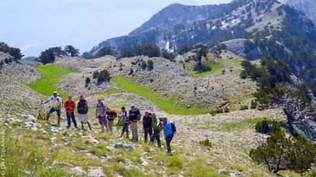 Itinéraire trek pour tous les niveaux, sur les chemins historiques de l'Albanie