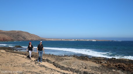 Randonnée trekking en liberté à Lanzarote