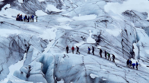 Marchez sur un glacier pendant votre séjour en Islande